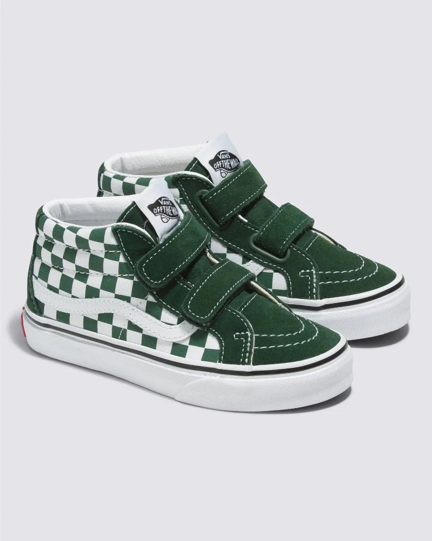 Checkerboard vans kids fashion