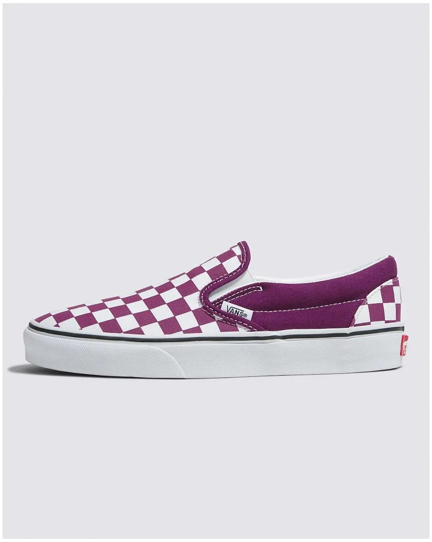 Dark purple 2025 checkered vans