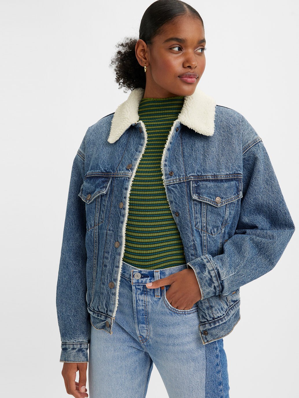 Levi's sherpa best sale