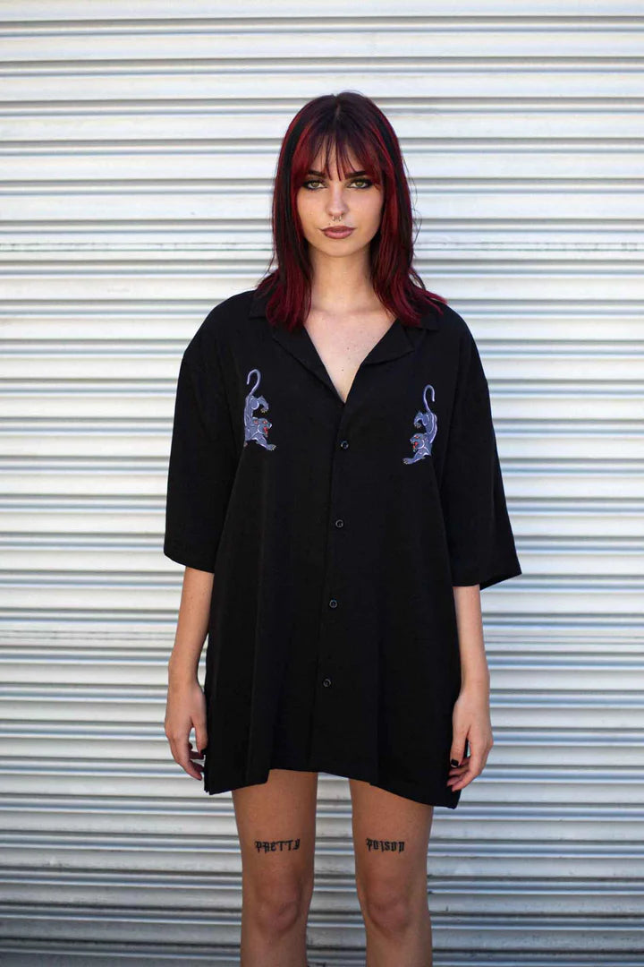 BILLY BONES // Panther Bowlo Shirt