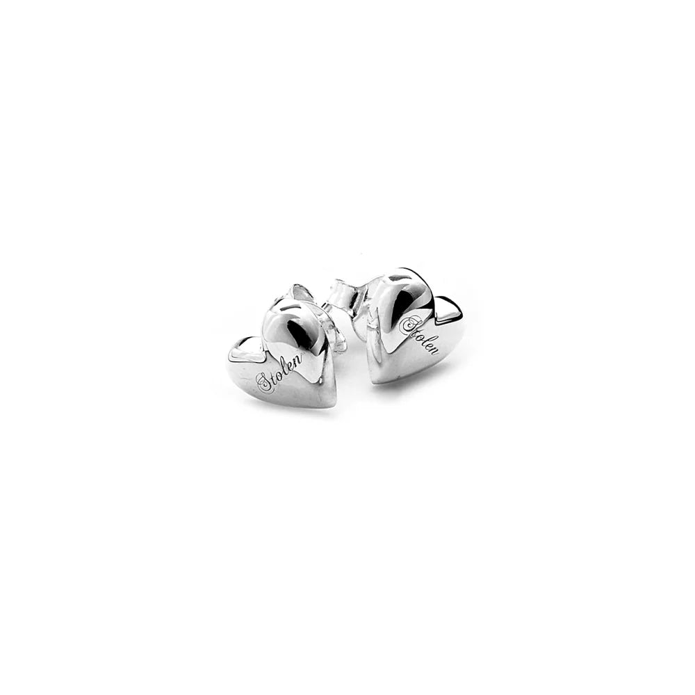 SGC // Full Heart Stud Earrings