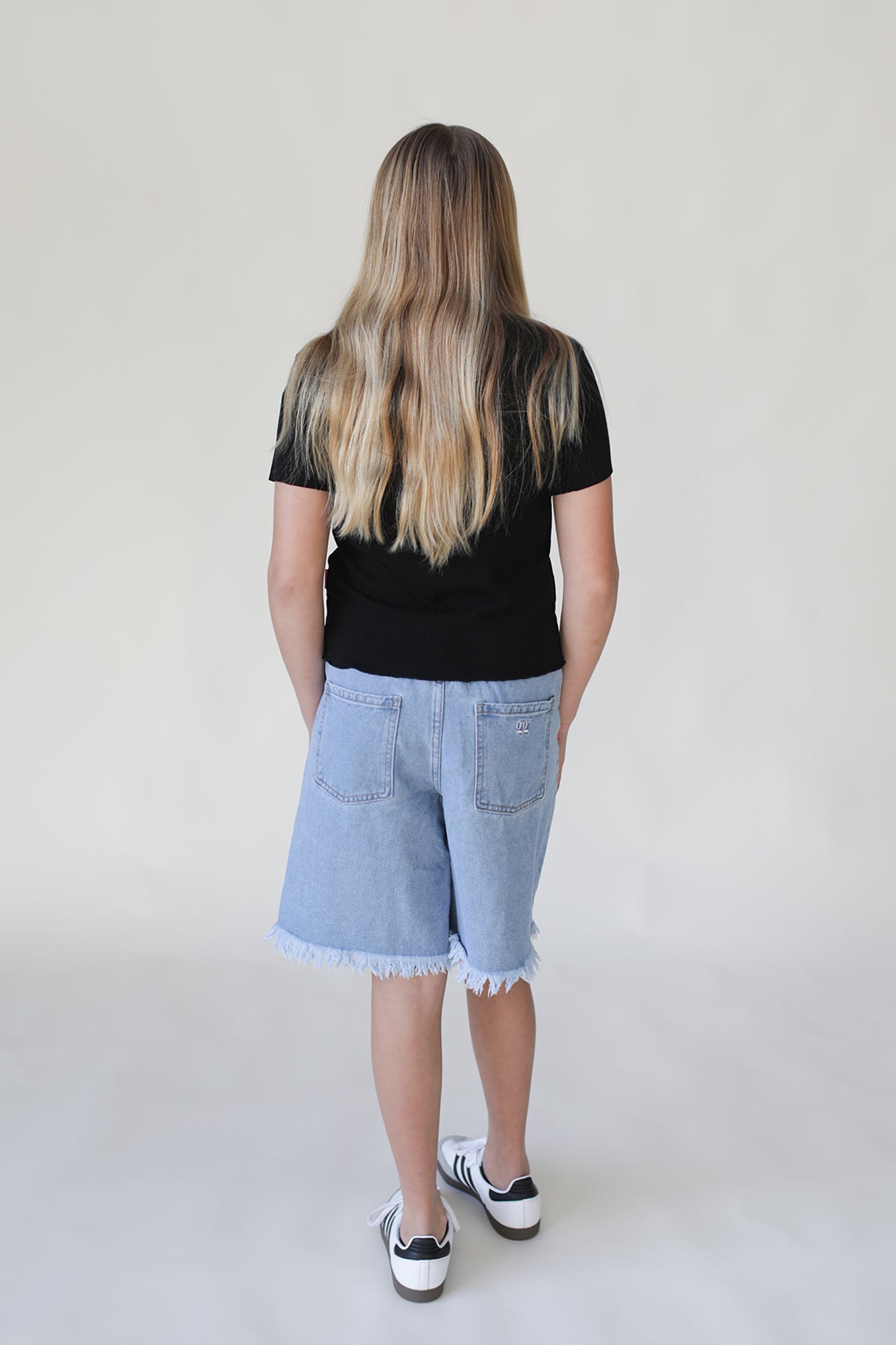 GOOD GOODS // Mila Jorts LIGHT BLUE