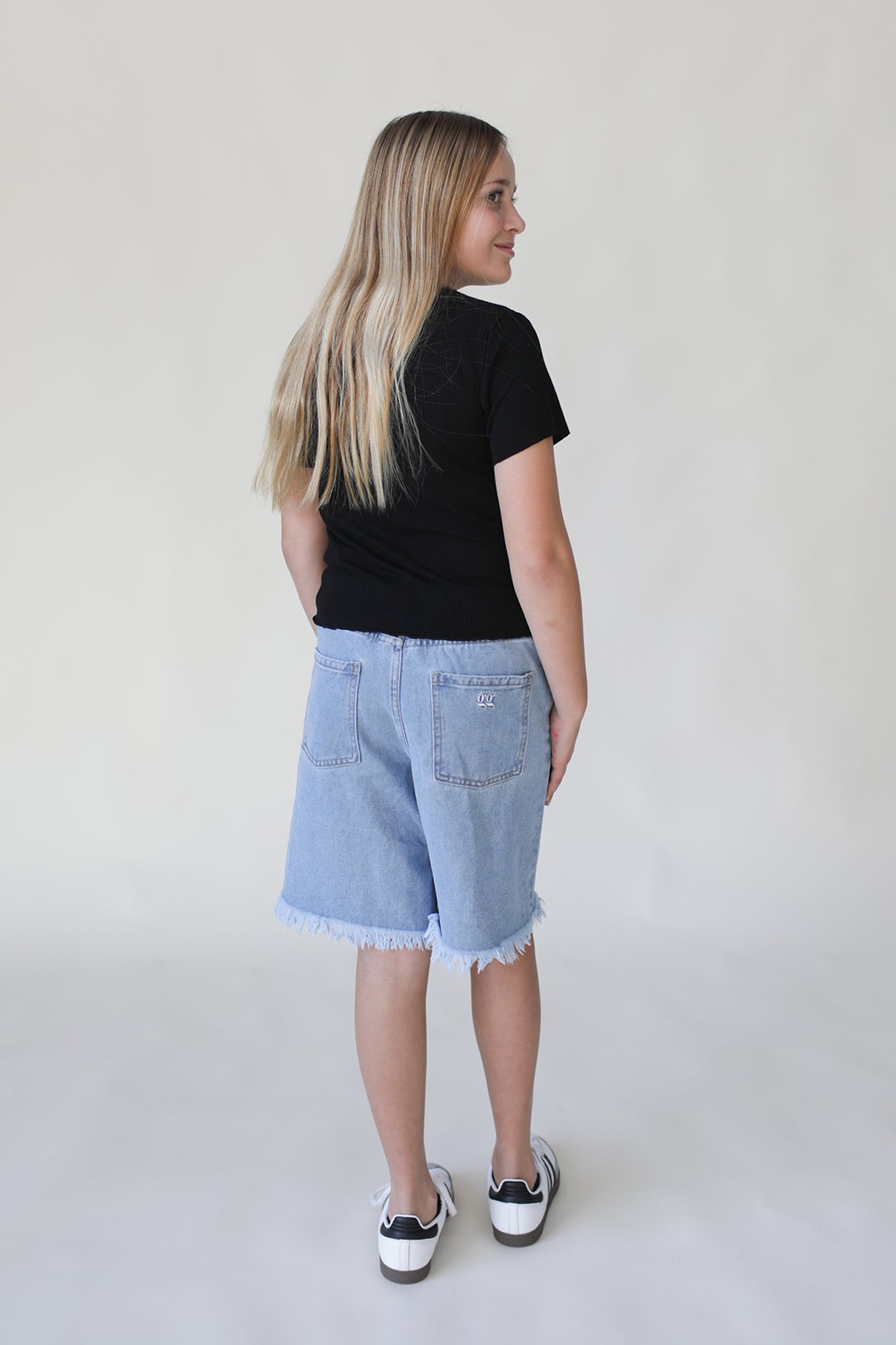 GOOD GOODS // Mila Jorts LIGHT BLUE