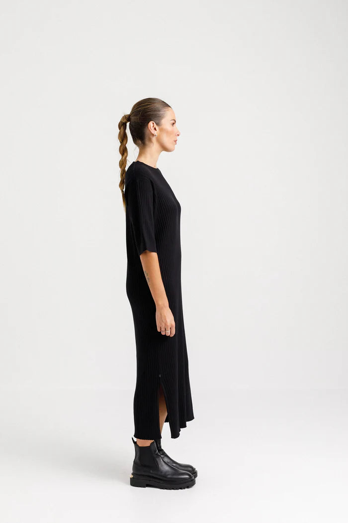 THING THING // Sienna Knit Dress BLACK