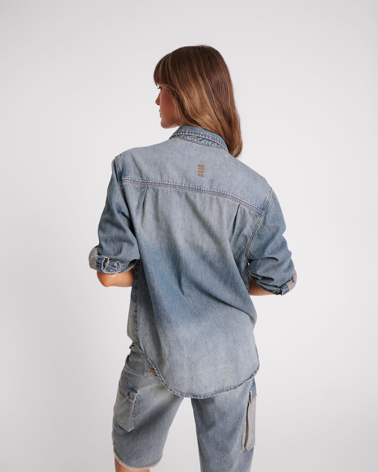 ONE TEASPOON // Everyday Denim Shirt DIRTY BLUE