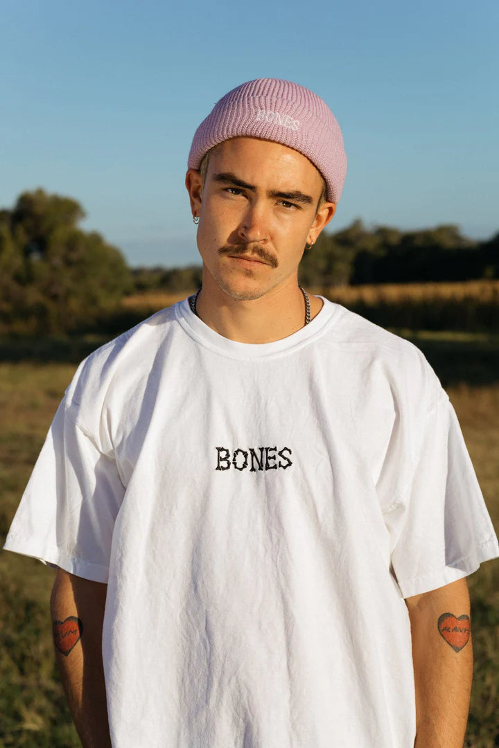 BILLY BONES // Bones Docker Knit Beanie PURPLE