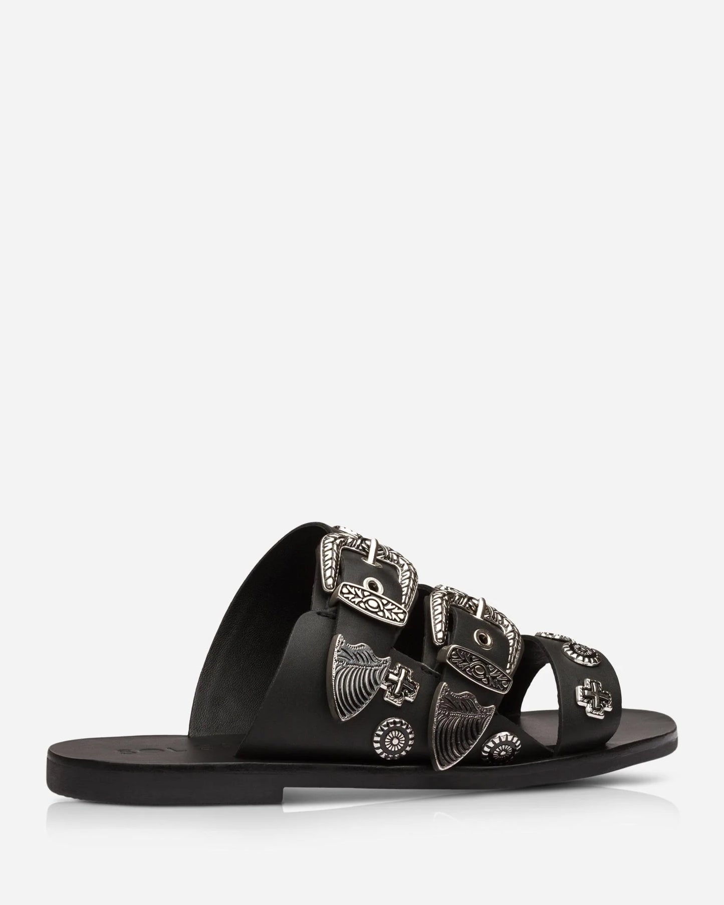 SOL SANA // Eastwood Slide BLACK SILVER