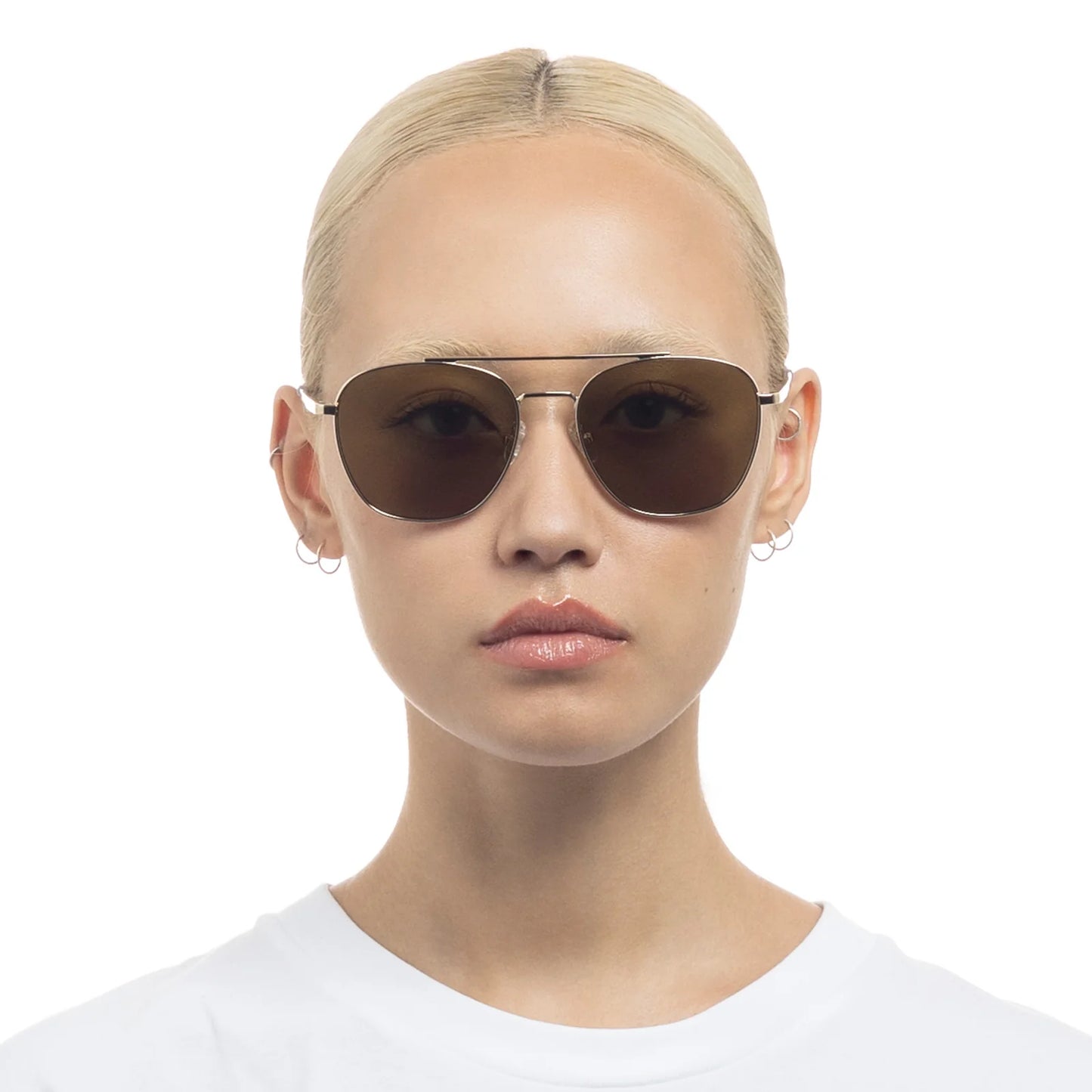 LE SPECS // Metaphor GOLD OLIVE MONO