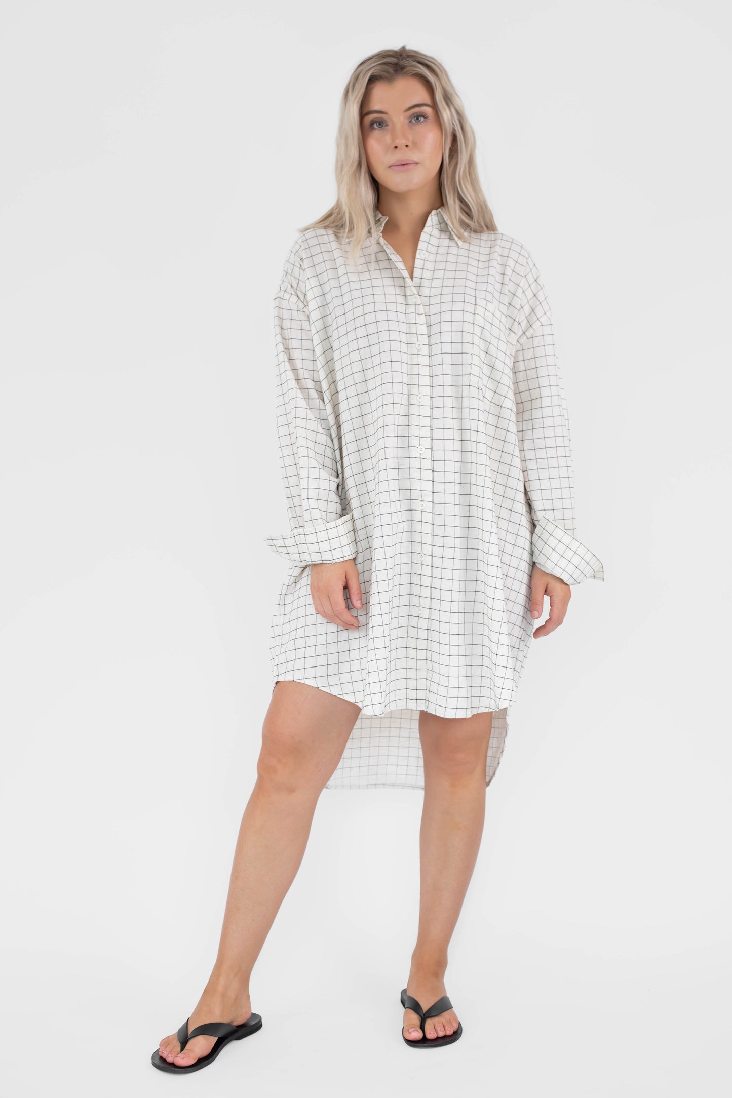 BEIGED // The Everyday Shirt Dress GRID