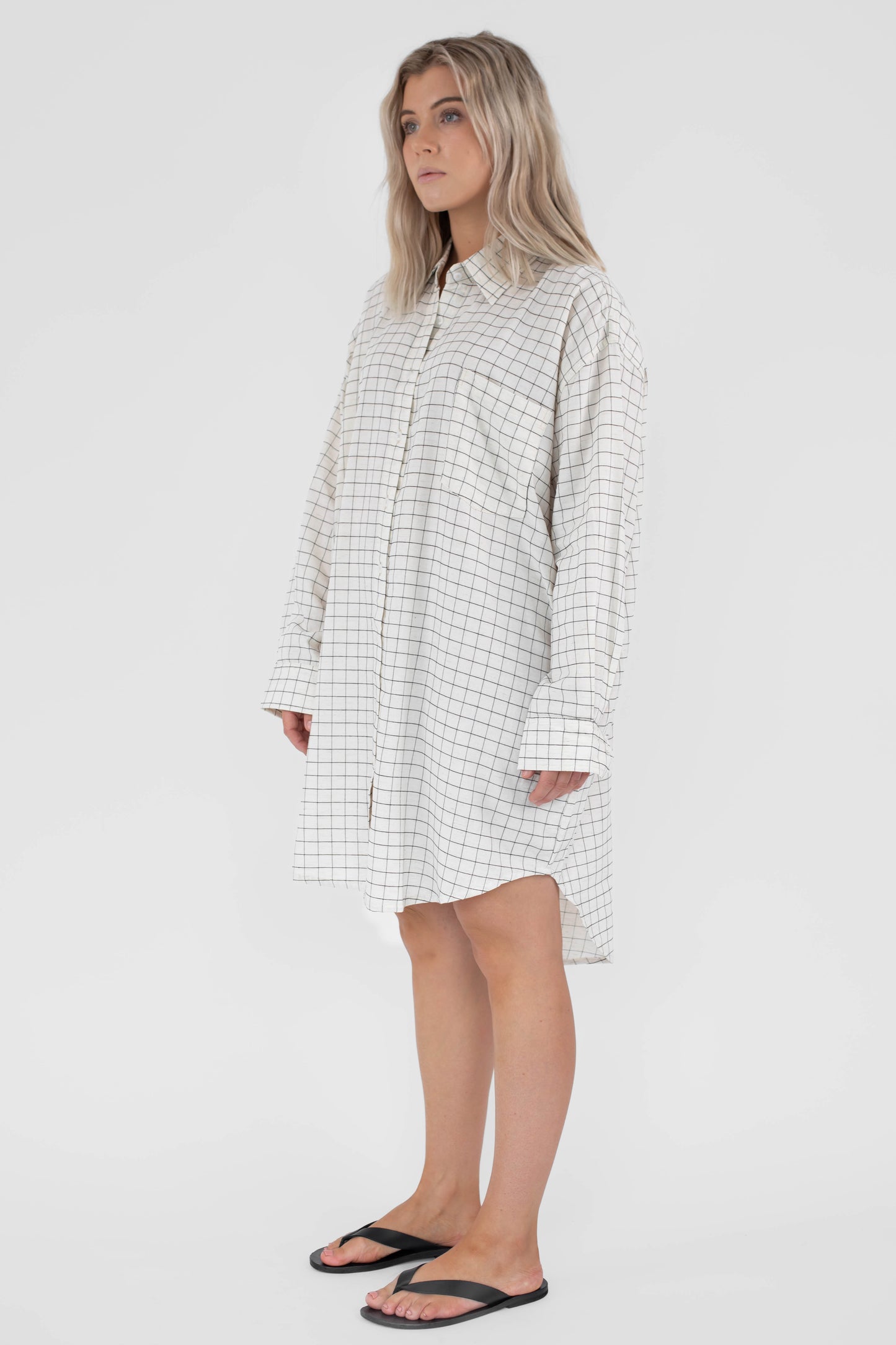 BEIGED // The Everyday Shirt Dress GRID