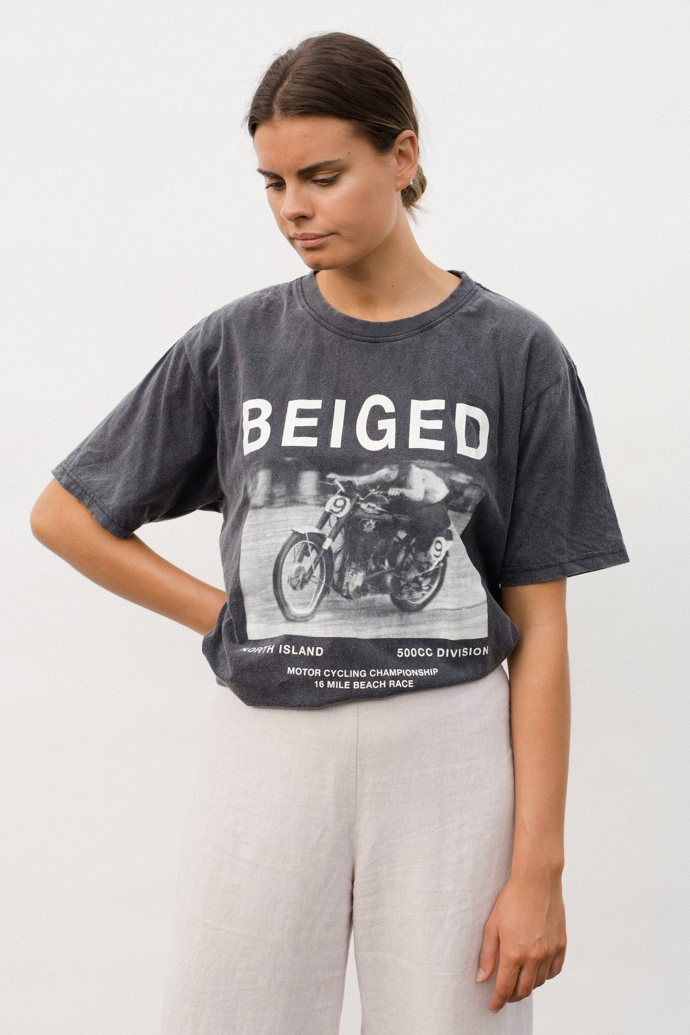 BEIGED // Vintage Moto Tee