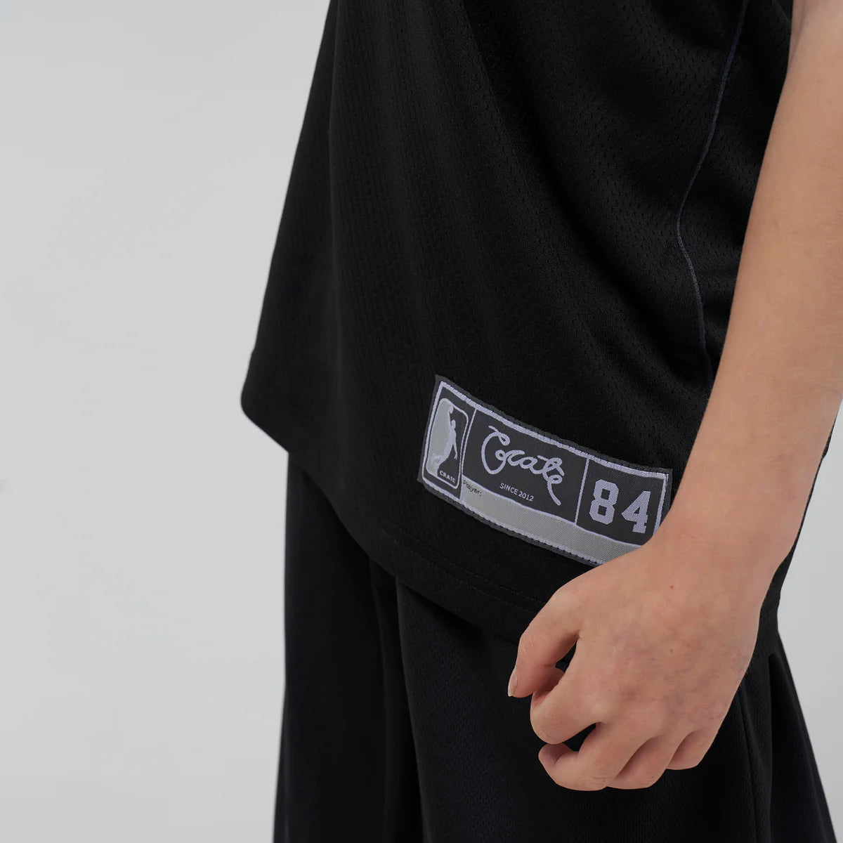 CRATE KIDS // 84 Team Singlet BLACK