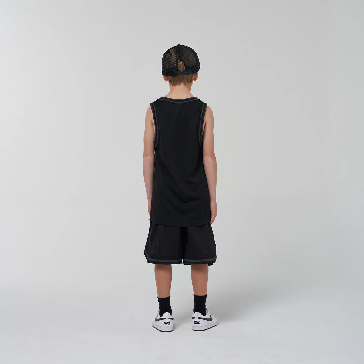 CRATE KIDS // 84 Team Singlet BLACK