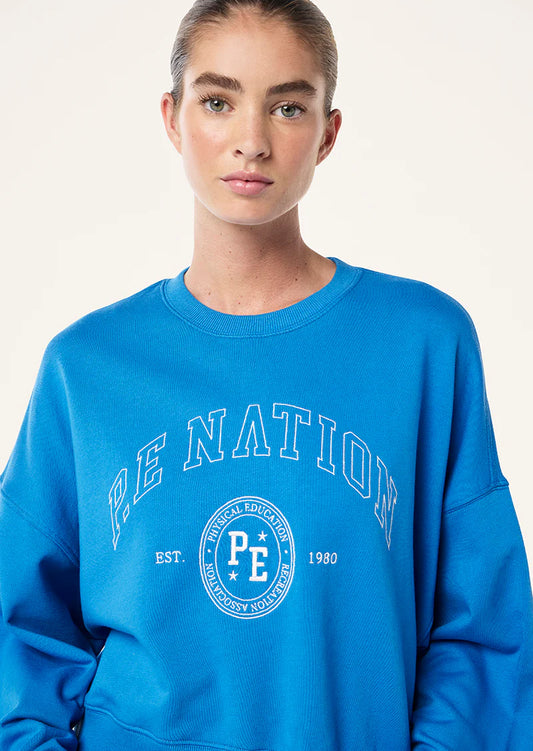 P.E NATION // Adobe Sweater FRENCH BLUE