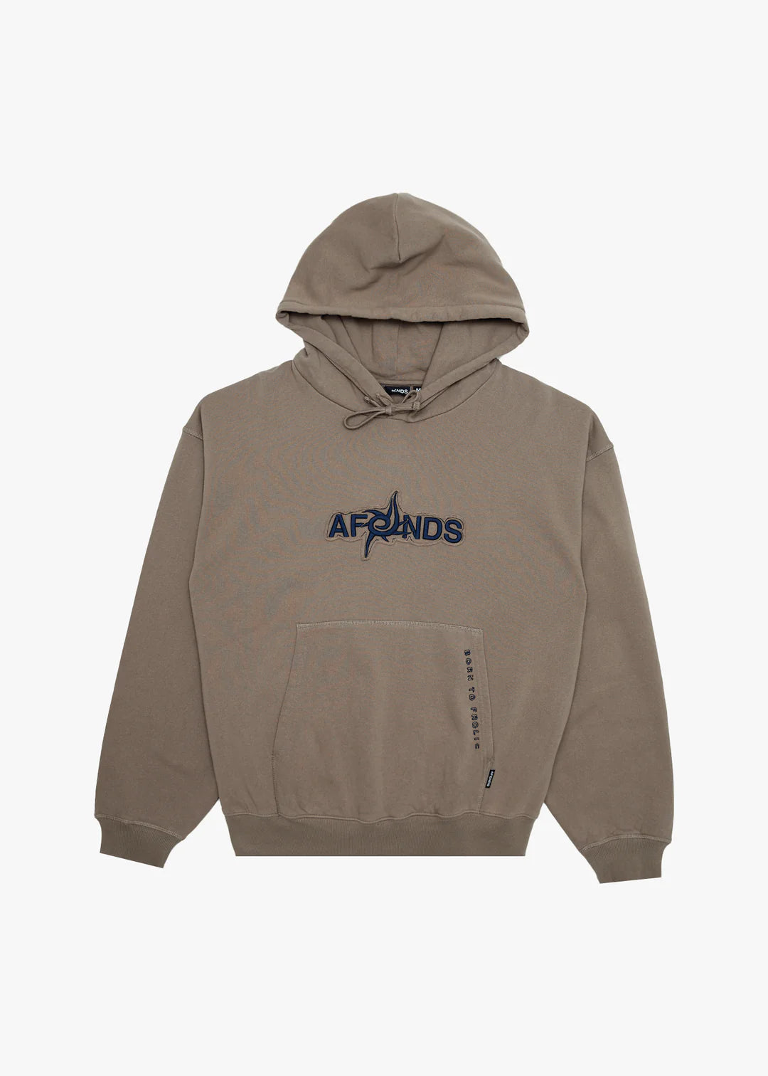 AFENDS // Antic Boxy Pull On Hood FOSSIL