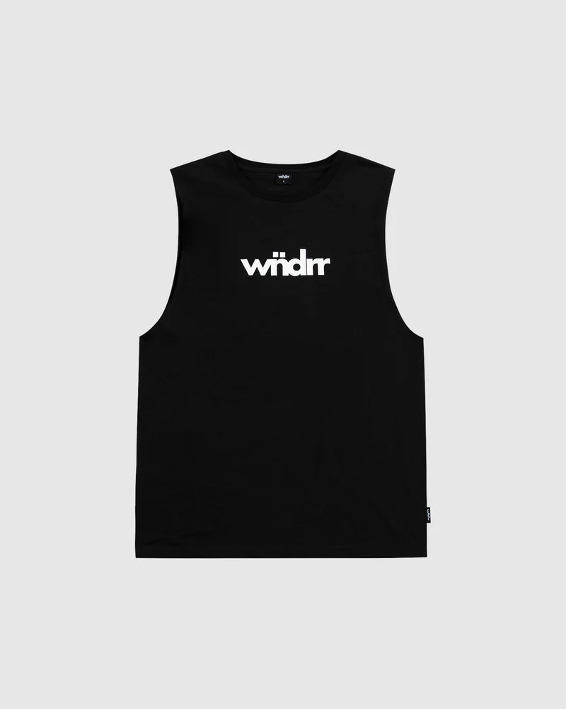 WNDRR // Ascend Muscle Top BLACK