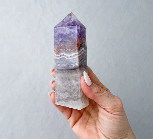 OPAL + SAGE // Amethyst Agate Tower