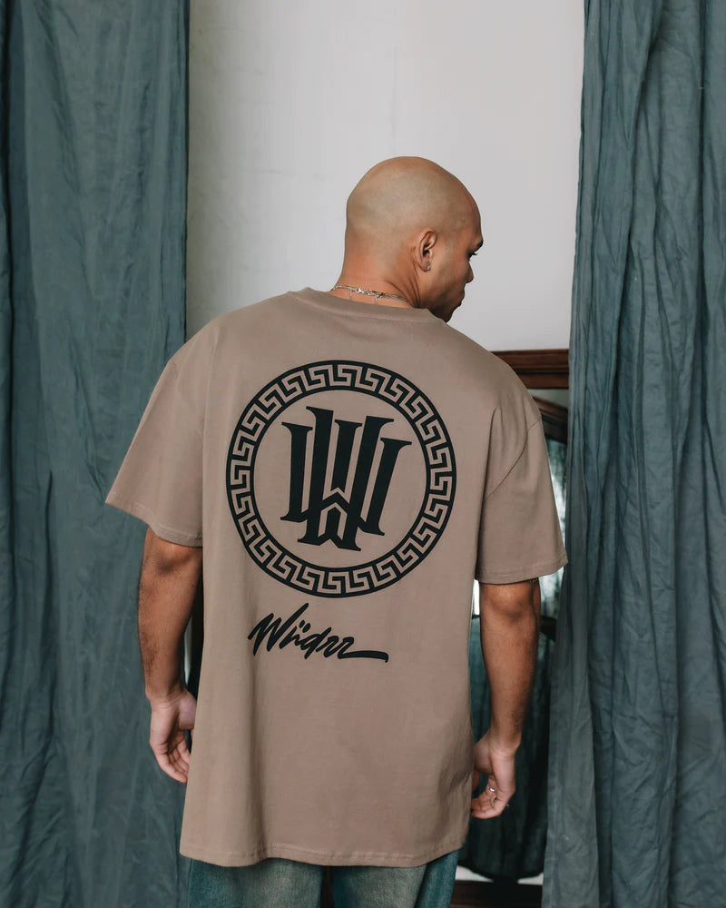 WNDRR // Apollo Box Fit Tee TAUPE