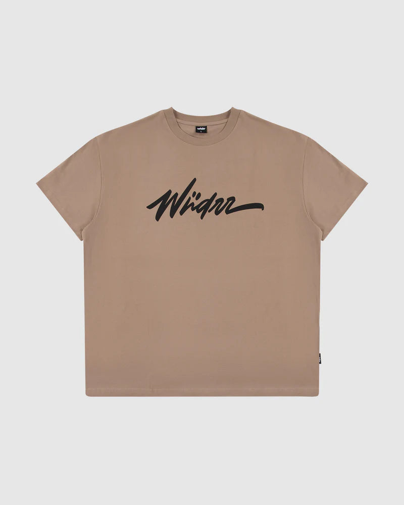 WNDRR // Apollo Box Fit Tee TAUPE