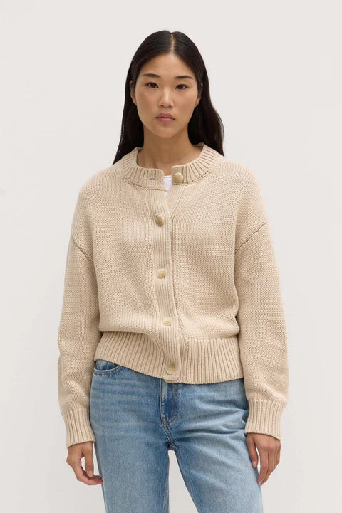 ASSEMBLY LABEL // Ava Knit Cardi NATURAL