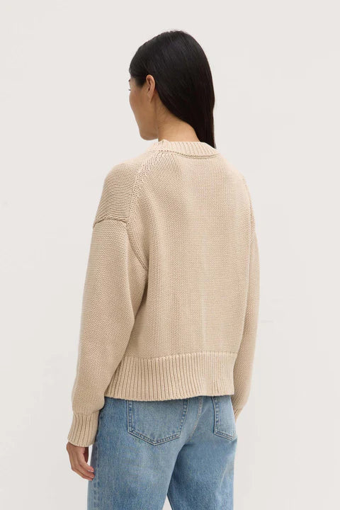 ASSEMBLY LABEL // Ava Knit Cardi NATURAL