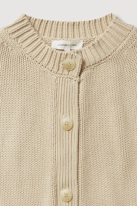 ASSEMBLY LABEL // Ava Knit Cardi NATURAL