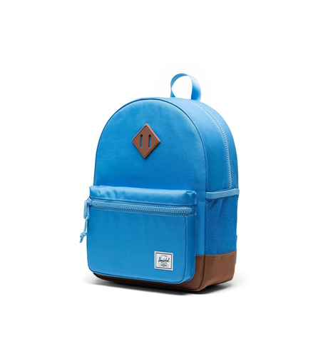 HERSCHEL // Heritage Youth Backpack AZURE BLUE/SADDLE BROWN