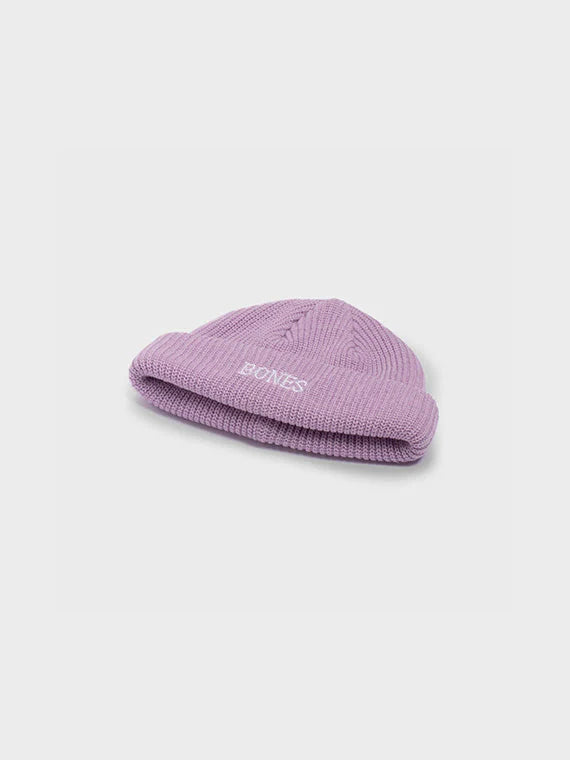 BILLY BONES // Bones Docker Knit Beanie PURPLE