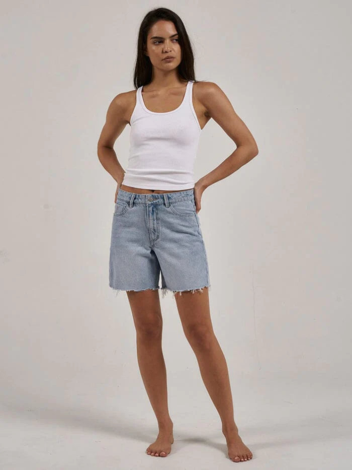 THRILLS // Billie Low Short ASH BLUE