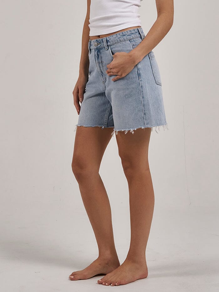 THRILLS // Billie Low Short ASH BLUE