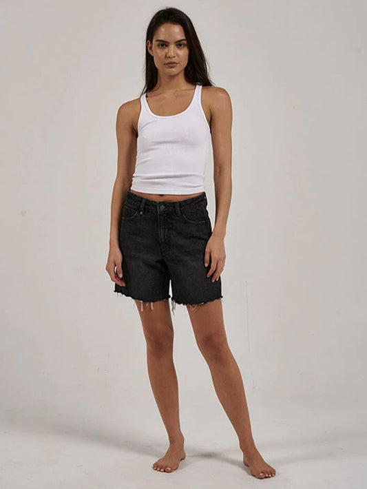 THRILLS // Billie Low Shorts SMOKE BLACK