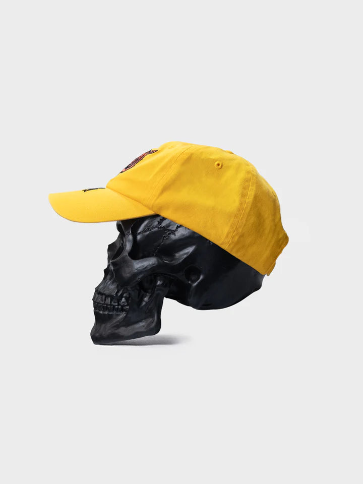 BILLY BONES // Skull Flash Dad Cap LEMON