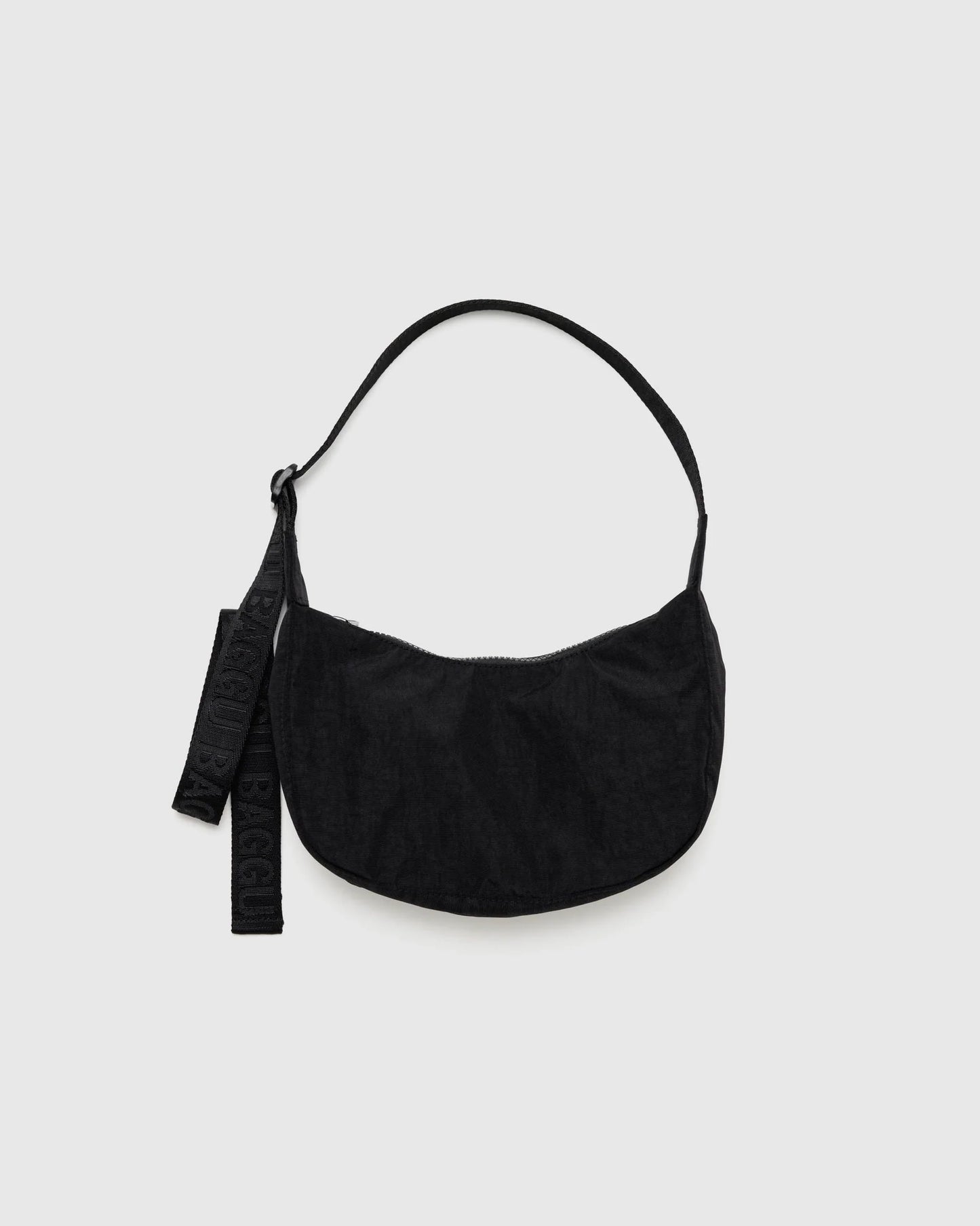 BAGGU // SMALL Nylon Crescent Bag BLACK