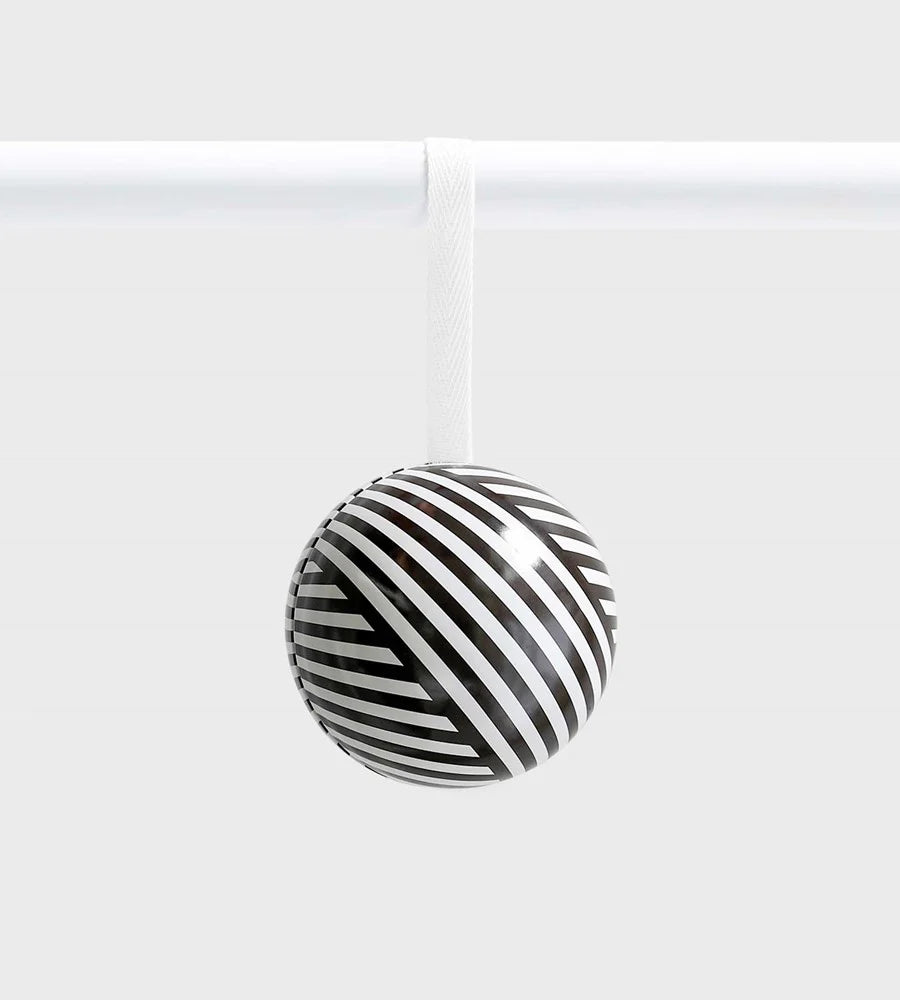 FATHER RABBIT // Bauble BLACK WHITE STRIPE