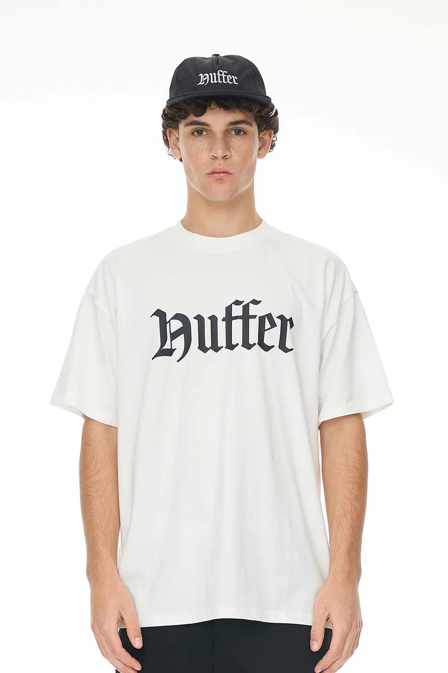 HUFFER // Block Tee Light Beams CHALK