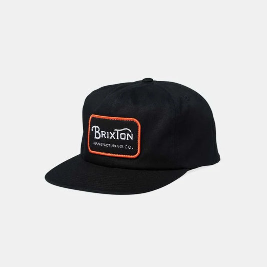 BRIXTON // Grade HP Snapback BLACK/ORANGE