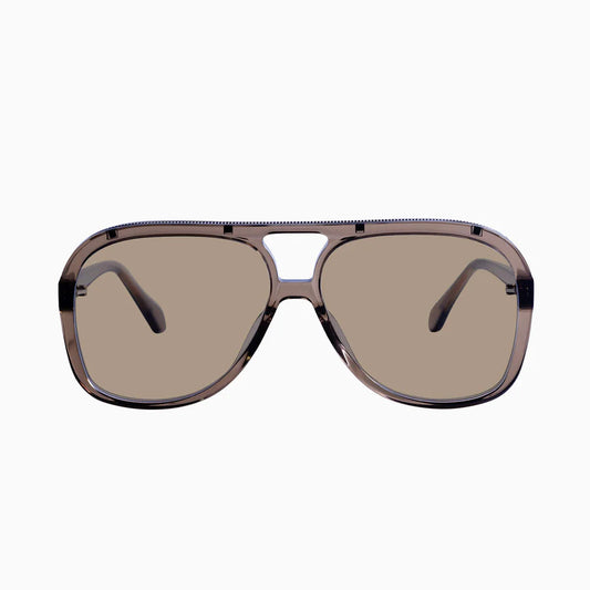 VALLEY // Bang TRANSPARENT MOCHA w LIGHT BROWN LENS