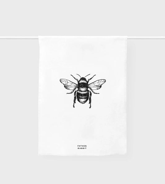 FATHER RABBIT // Tea Towel BEE