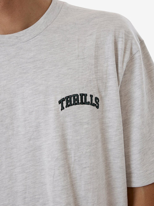 THRILLS // Believe Oversize Fit Tee WHITE MARLE