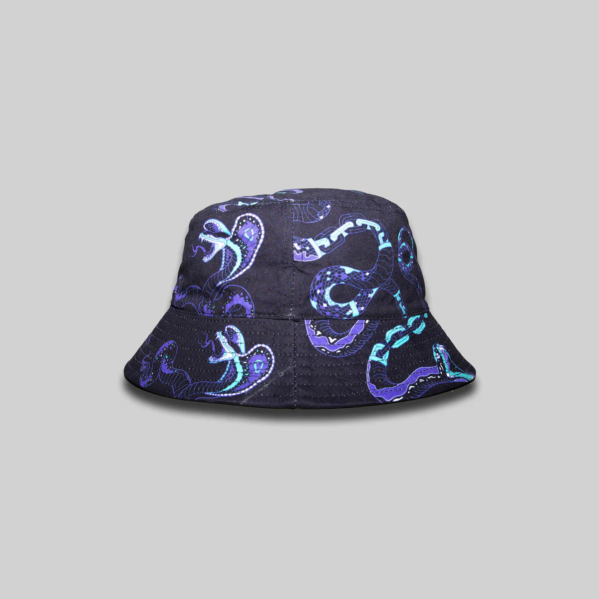 CRATE KIDS // Chained Snake Bucket Hat BLACK/CHIA