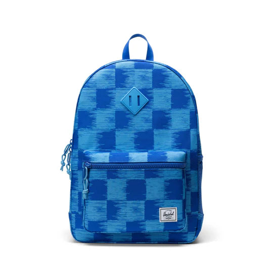 HERSCHEL // Heritage Youth Backpack CHECK YOURSELF DAZZLING BLUE