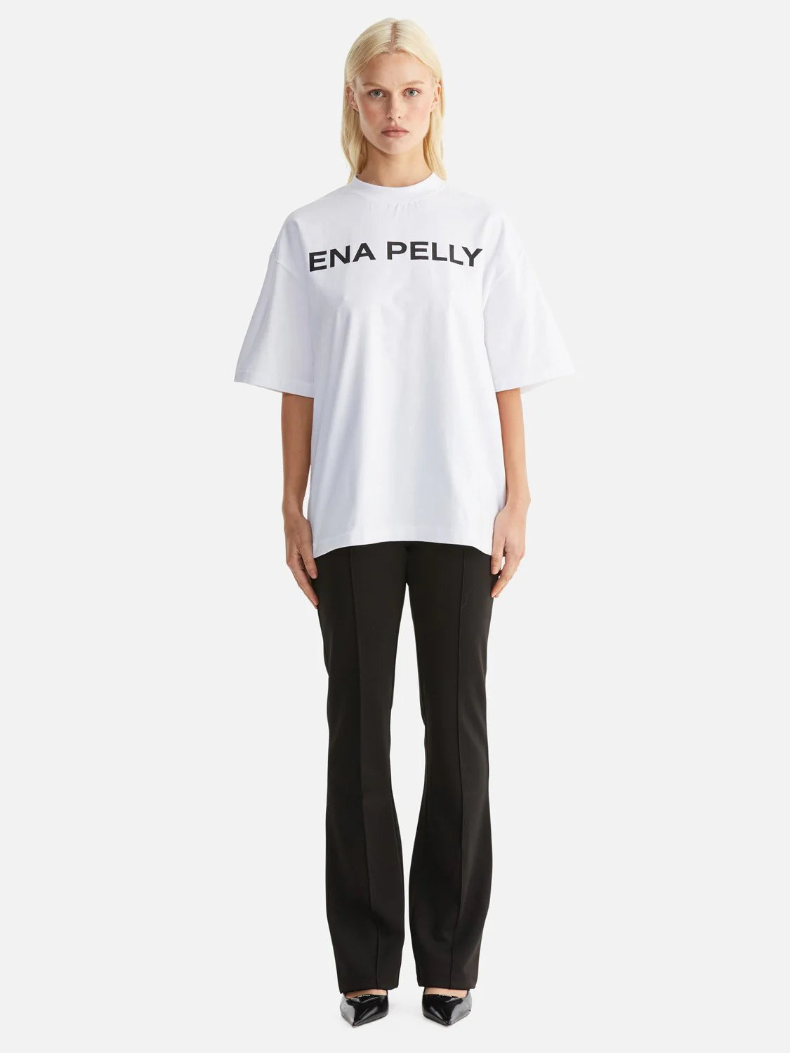 ENA PELLY // Chloe OS Core Logo Tee WHITE