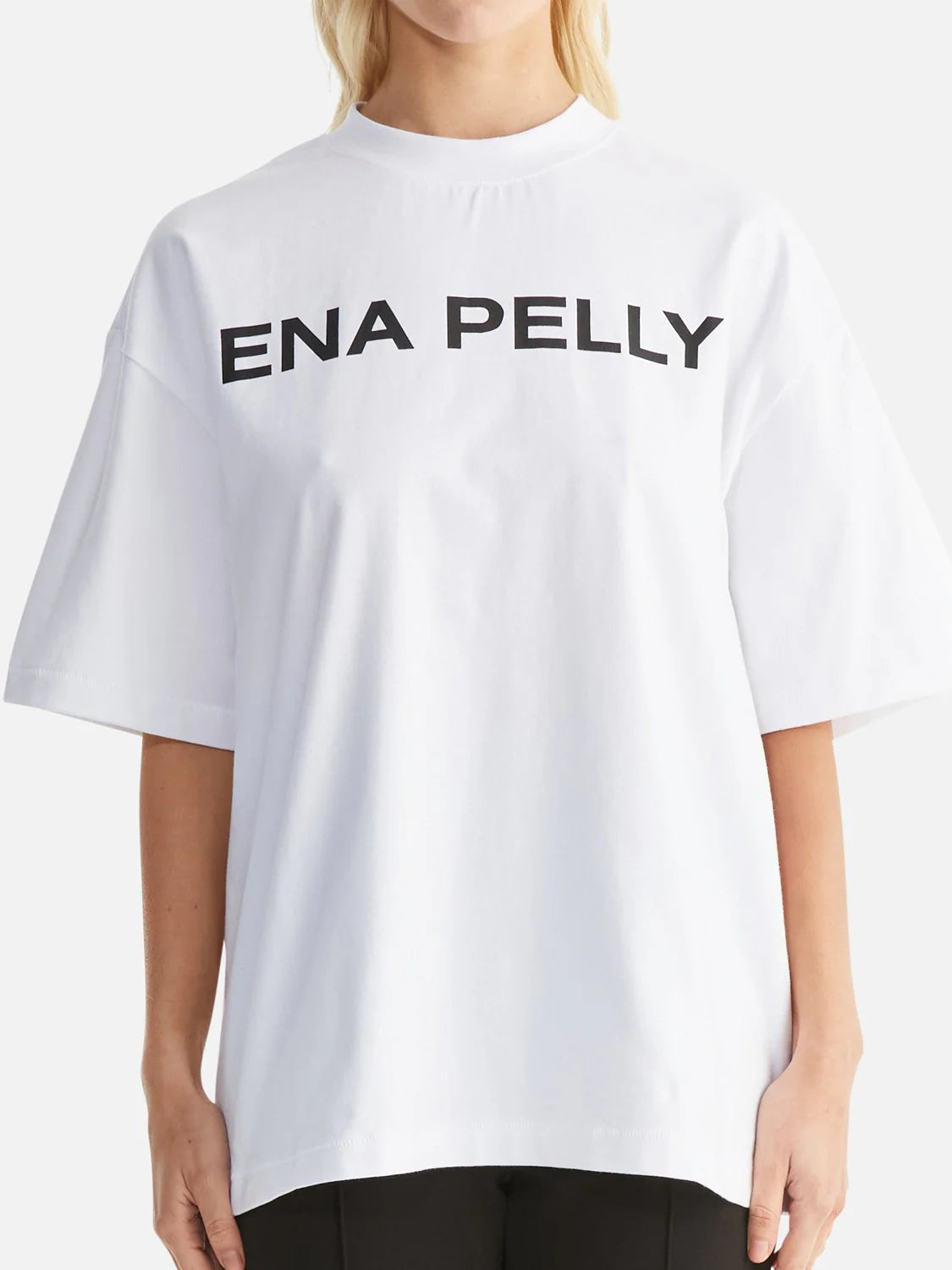 ENA PELLY // Chloe OS Core Logo Tee WHITE