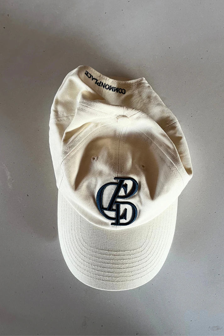 COMMONPLACE // CPD Classic Logo Cap NATURAL