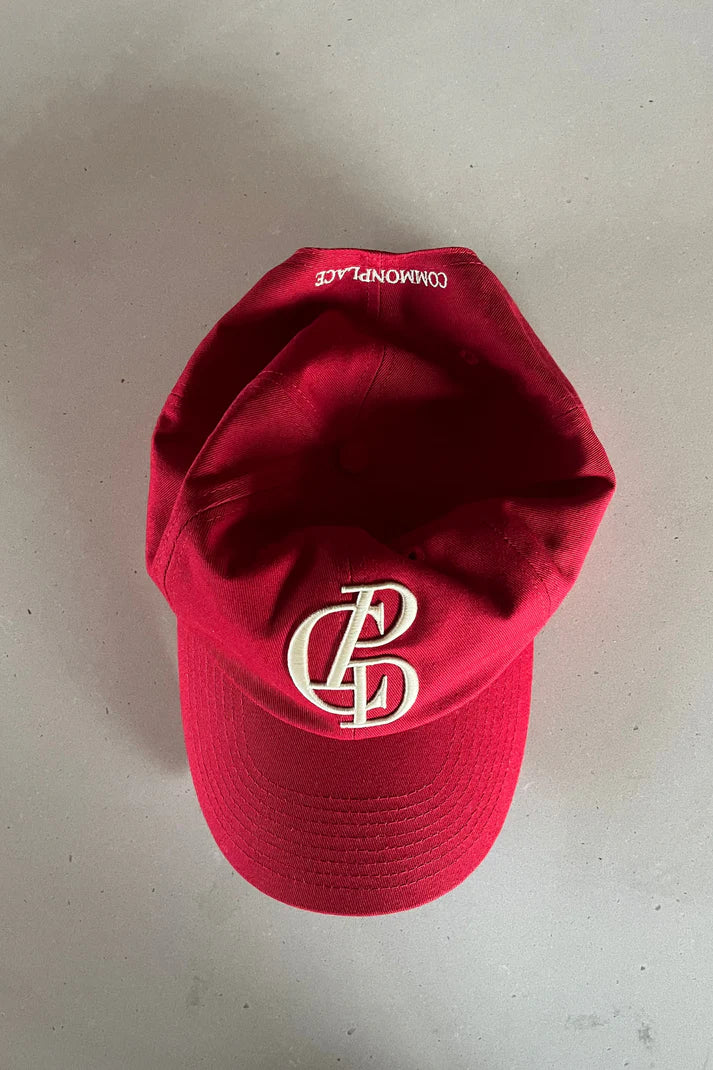 COMMONPLACE // CPD Classic Logo Cap RED