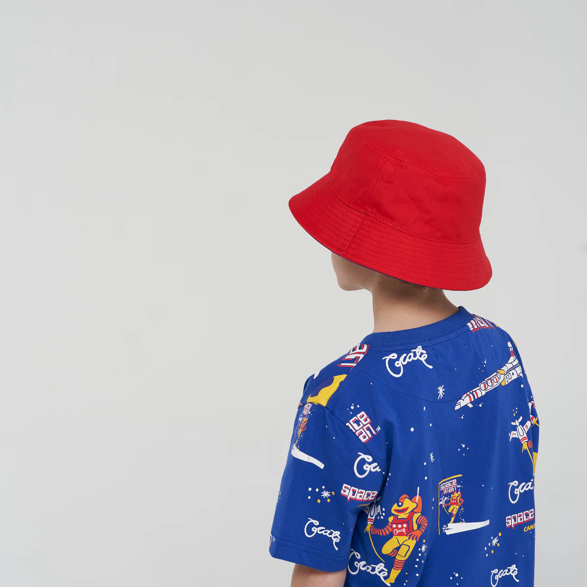 CRATE KIDS // Crate Kids X Spaceman Candy Script T-Shirt BLUE