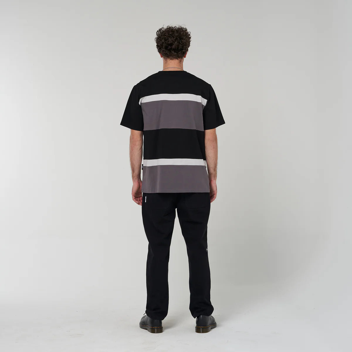 CRATE // Colour Blocking Tee BLACK/DARK GREY/LIGHT GREY