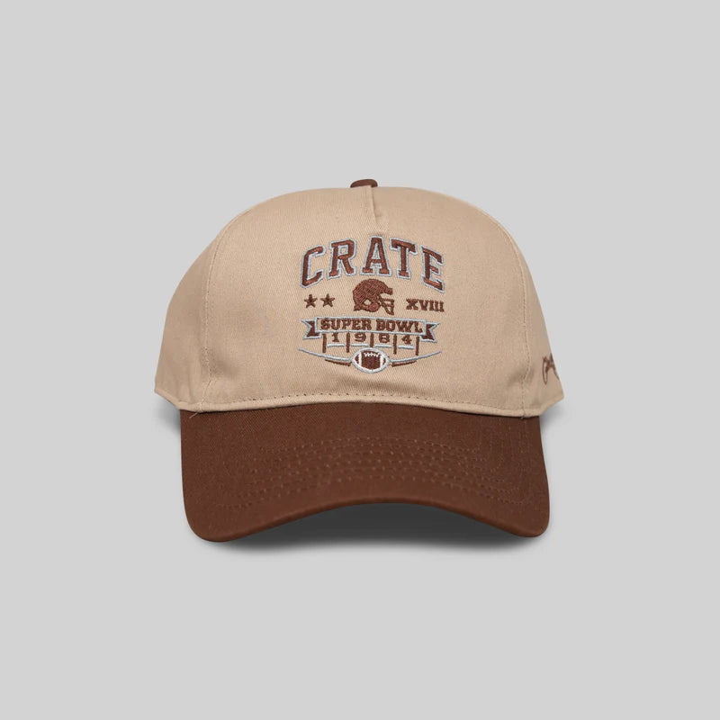 CRATE // Champions Snapback TOFU/BROWN