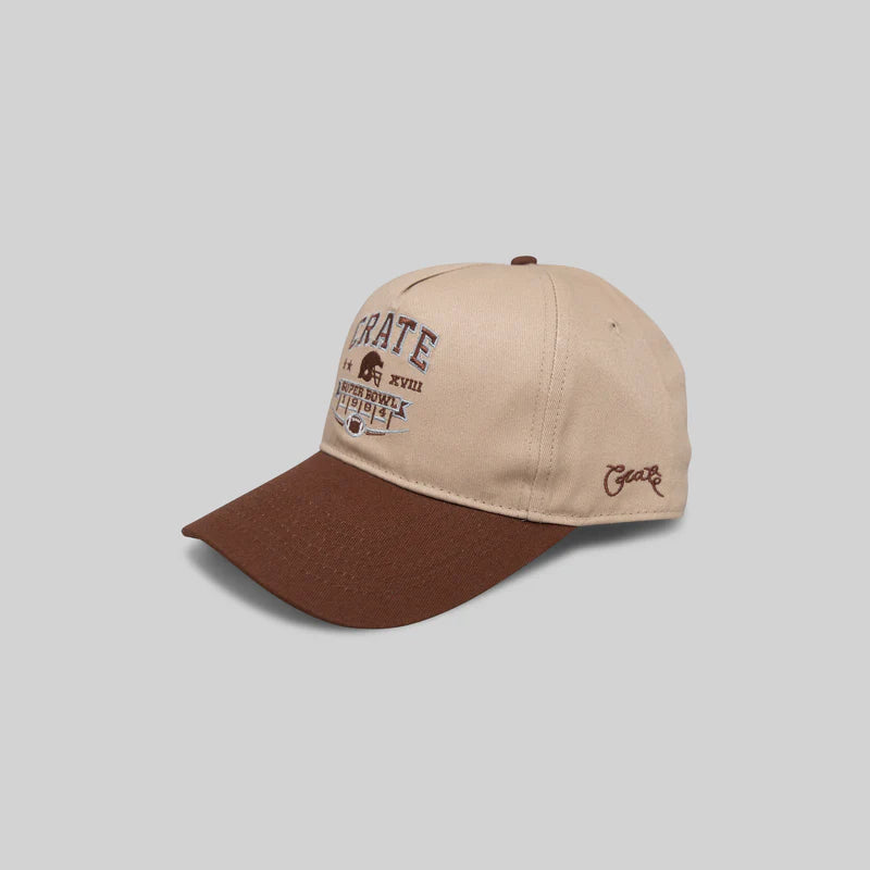 CRATE // Champions Snapback TOFU/BROWN