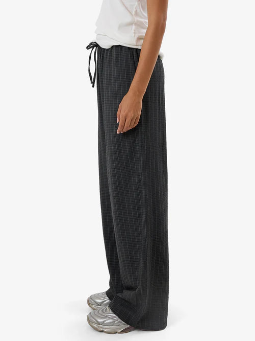 THRILLS // Colby Drawstring Pant CHARCOAL PINSTRIPE